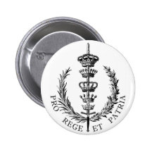 POUR LE ROI ET LE PAYS PIN'S AVEC AGRAFE