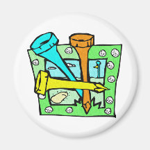 Pour les golfeurs magnets pour réfrigérateur