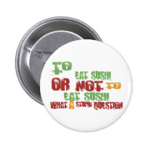 Pour manger des sushi pin's avec agrafe