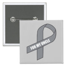 Pour mon ruban gris/argenté d'oncle (de conscience badge avec épingle