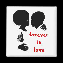 Pour toujours dans l'aimant d'amour magnets