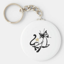 Pourcentage siamois porte-clefs