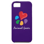 Pourpre animal de Lover_Heart-Paw_on Étui iPhone 5
