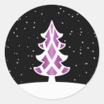 Pourpre de ciel de Milou de rubans d'arbre de Noël Adhésifs