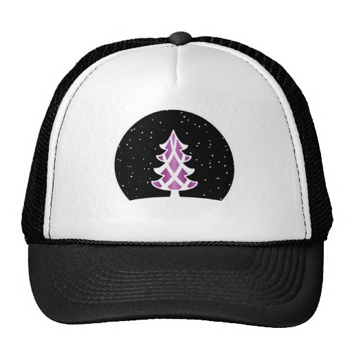 Pourpre de ciel de Milou de rubans d'arbre de Noël Casquette De Camionneur
