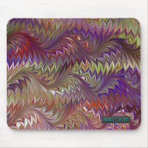 Pourpre de conception du marbre T Tapis De Souris