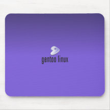 Pourpre de Gentoo Linux Tapis De Souris