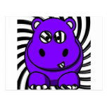 Pourpre d'hippopotame de Hypno Cartes Postales
