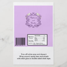 Pourpre d'inséparables/emballage de sucrerie maria prospectus avec motif
