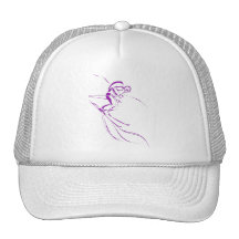 Pourpre en descendant casquette
