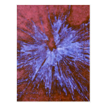 Pourpre sur le Paintball rouge Cartes Postales