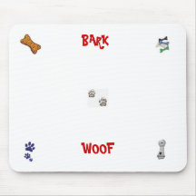 POURSUIVEZ LES PATTES, jouet de chien, OS de CHIEN Tapis De Souris