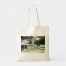 poussée sac de toile