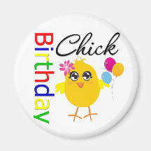 Poussin d'anniversaire aimant