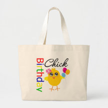 Poussin d'anniversaire sacs