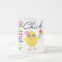 Poussin d'anniversaire tasses à café