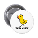 Poussin de bébé badge avec épingle
