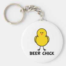 Poussin de bière porte-clef