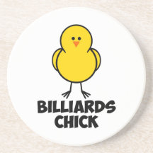 Poussin de billards dessous de verres