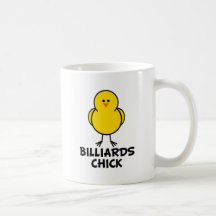 Poussin de billards tasse