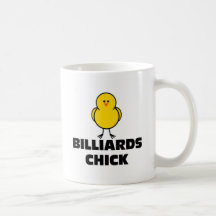 Poussin de billards tasse à café