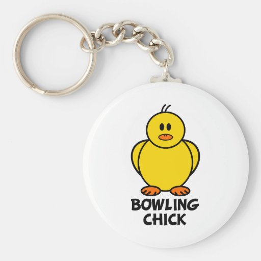 Poussin de bowling porte-clef