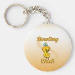 Poussin de bowling porte-clefs