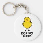 Poussin de boxe porte-clé
