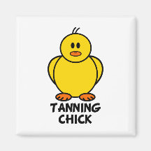 Poussin de bronzage magnets pour réfrigérateur