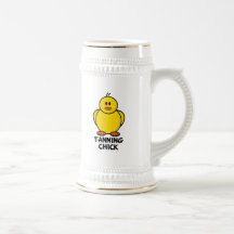 Poussin de bronzage tasse