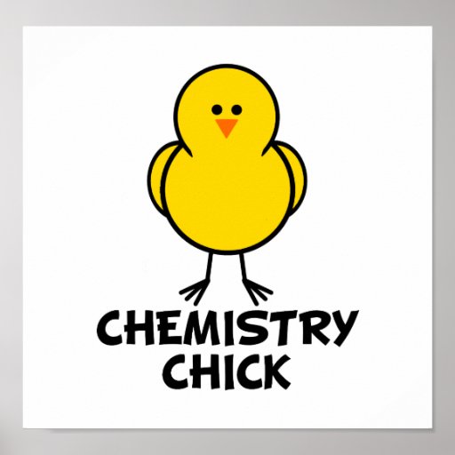 Poussin de chimie posters