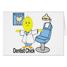 Poussin de dentiste cartes