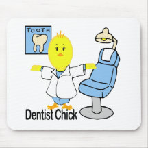 Poussin de dentiste tapis de souris