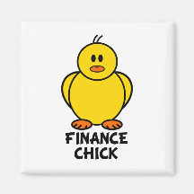 Poussin de finances magnets pour réfrigérateur