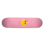 Poussin de fleur de planche à roulettes