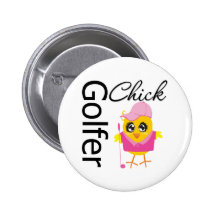 Poussin de golfeur pin's avec agrafe