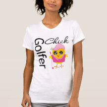 Poussin de golfeur t-shirts