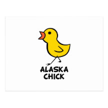 Poussin de l'Alaska Carte Postale