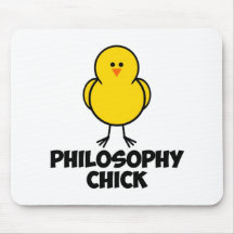 Poussin de philosophie tapis de souris