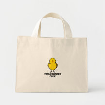 Poussin de programmeur sac fourre-tout