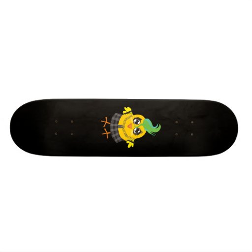 Poussin de punk de planche à roulettes