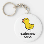 Poussin de radiologie porte-clef
