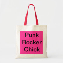 Poussin de rocker punk sac