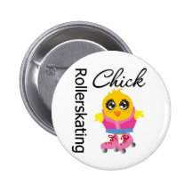 Poussin de Rollerskating Pin's