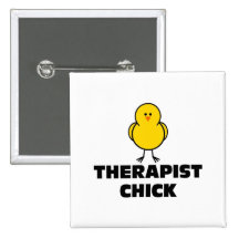 Poussin de thérapeute badge
