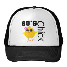 poussin des années 80 casquette de camionneur