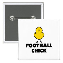 Poussin du football badge avec épingle