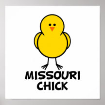 Poussin du Missouri Affiche