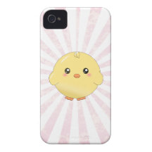 Poussin jaune mignon coque Case-Mate iPhone 4