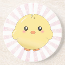 Poussin jaune mignon dessous de verre